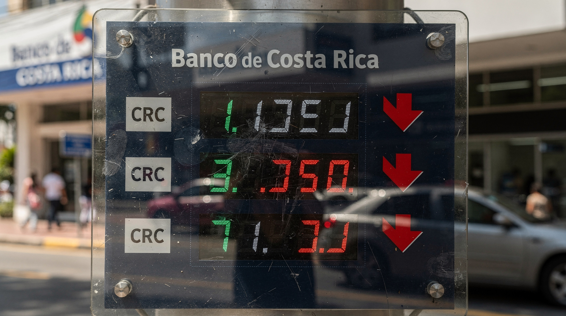 Why the colón fell against the dollar