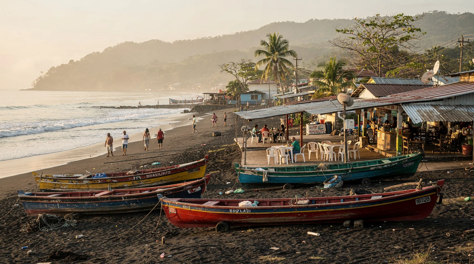Brasilito — spokojna wioska rybacka przy Playa Conchal