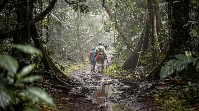 Rio Celeste waterfall in Tenorio Volcano National Park