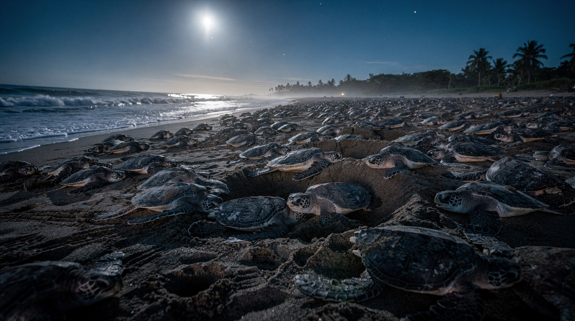 Ostional arribada: witnessing mass Olive Ridley nesting
